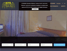 Tablet Screenshot of hotelcagliariaurora.it